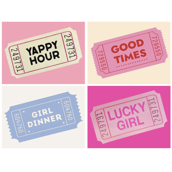 Mini DIY Rhinestone Canvas Art Kit(Ticket*4, 6x8")