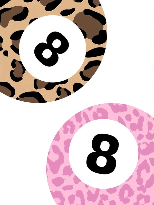 DIY 8 Ball Rhinestone Canvas Art Kit