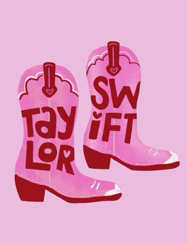 DIY Pink Taylor Swift Boots Rhinestone Canvas Kit