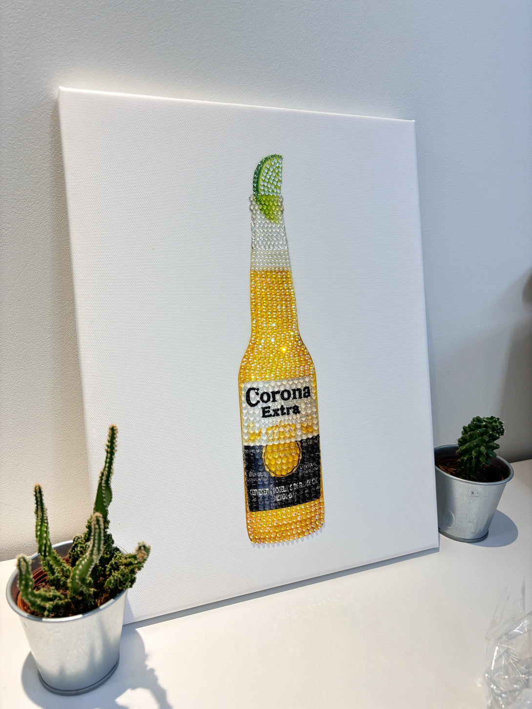 Corona beer Rhinestone Diamond Canvas1