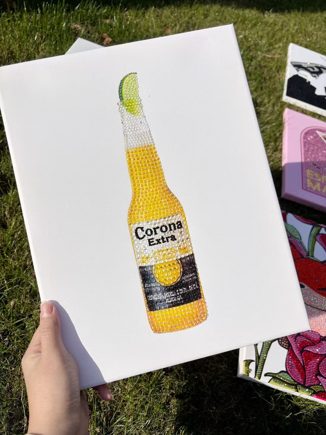 Corona beer Rhinestone Diamond Canvas2