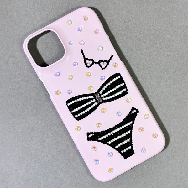 Custom Crystal Rhinestone Bikini Phone Case