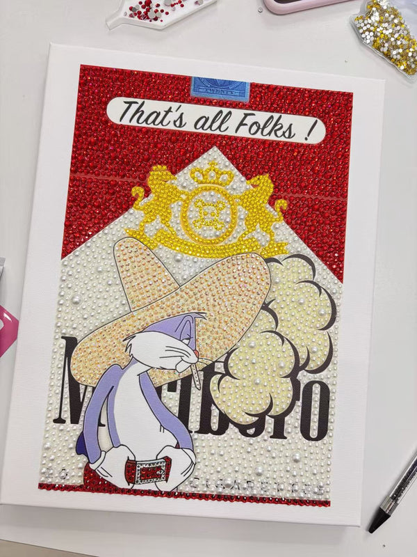 DIY Bugs Bunny Marlboro Canvas Art Kit