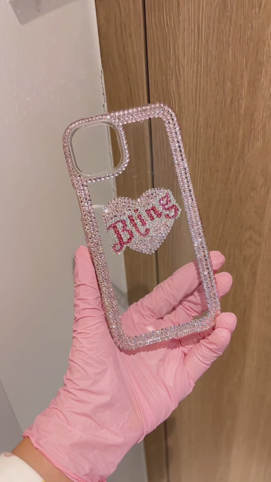 Custom Bling Heart Case With Your Name1