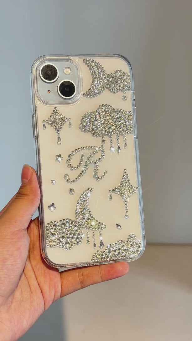 Personalized Crystal Bling Starry Sky Phone Case